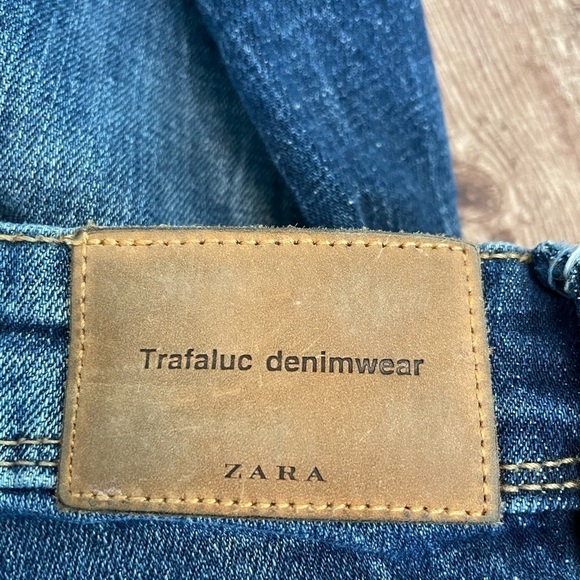 Zara Trafaluc Denimwear Distressed Skinny Jean Size 4 - Picture 4 of 4